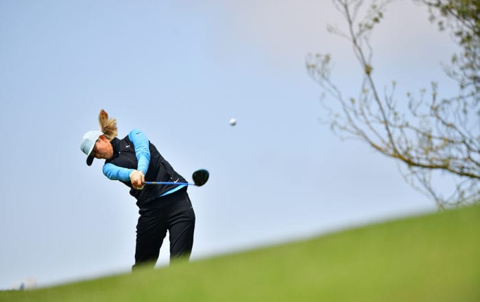 Michelle Wie Playing Golf