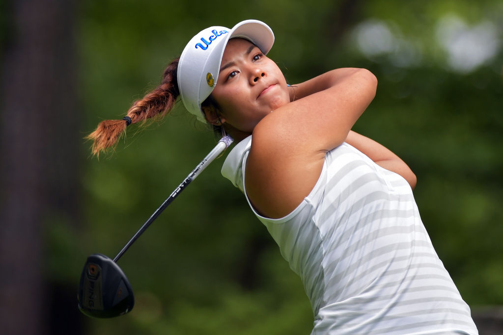 U.S. Women’s Open – Round One SHOAL CREEK, AL - MAY 31: Patty Tavatanakit of Thailand plays a tee shot on the 14th hole during the first round of the 2018 U.S. Women's Open at Shoal Creek on May 31, 2018 in Shoal Creek, Alabama. (Photo by Drew Hallowell/Getty Images)