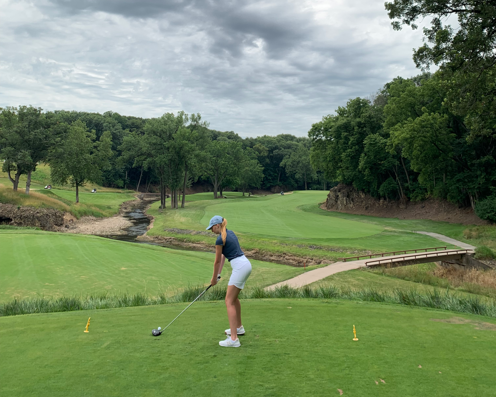 Brooks Johnson Teeing Off 2